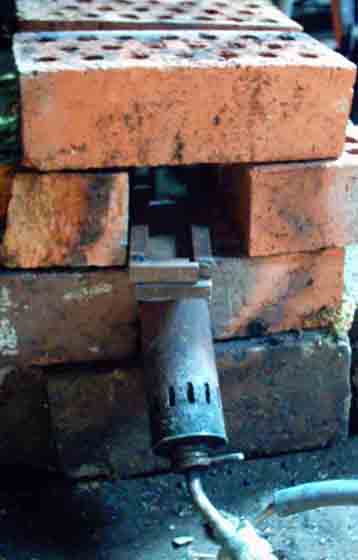 [picture of mold and 'kiln']